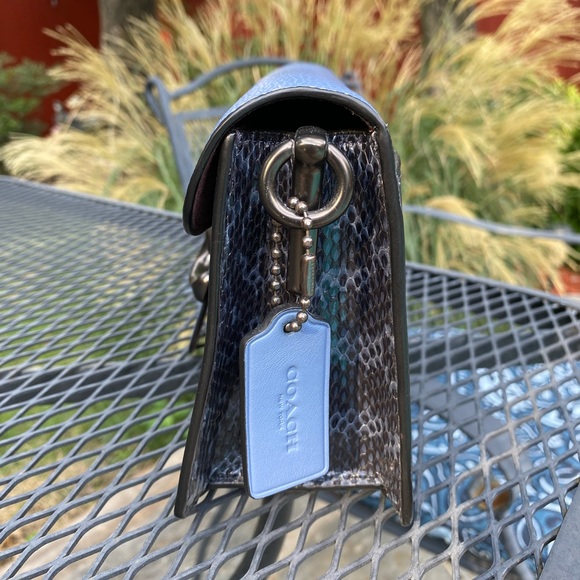 LNWT Coach Tabby 26 w/ Snakeskin (Blue Multi) - Picture 3 of 9